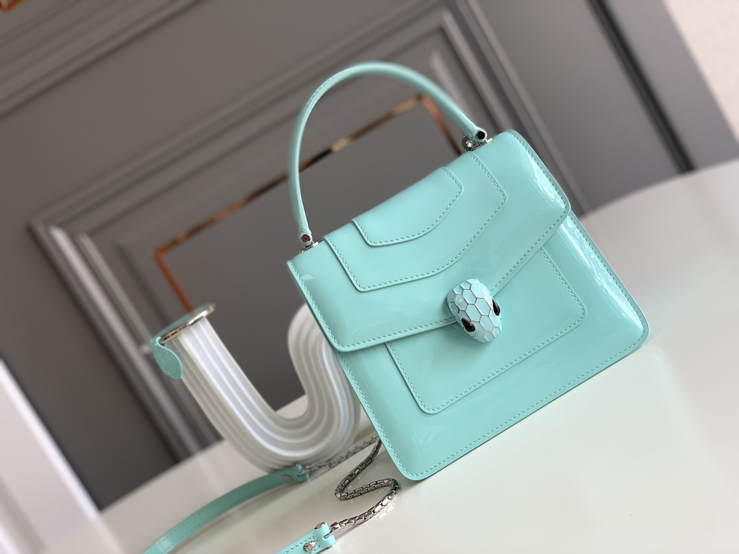 BULGARI HANDBAG Lake Blue BULGARI HANDBAG Lake Blue