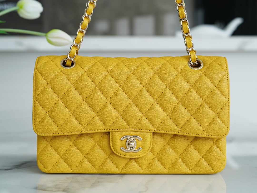 CHANEL HANDBAG yellow CHANEL HANDBAG yellow
