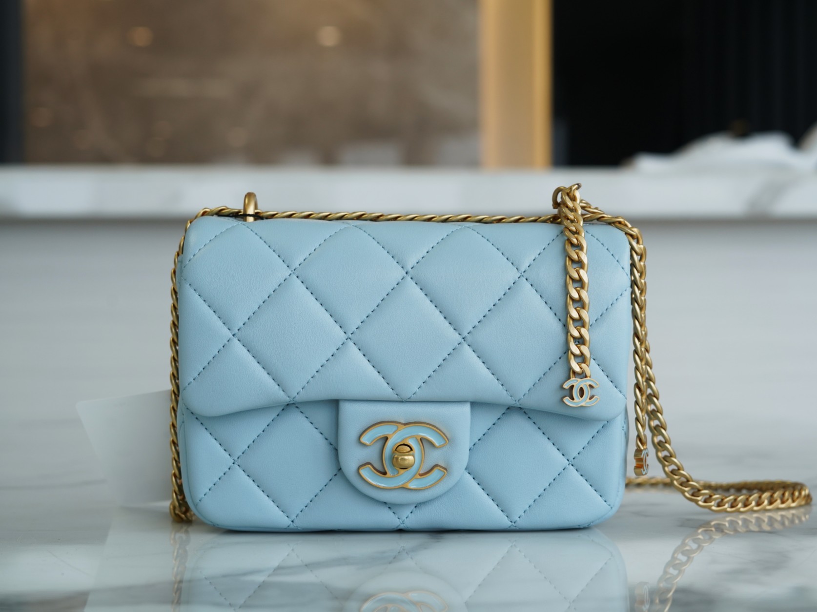 Chanel HANDBAG light blue Chanel HANDBAG light blue