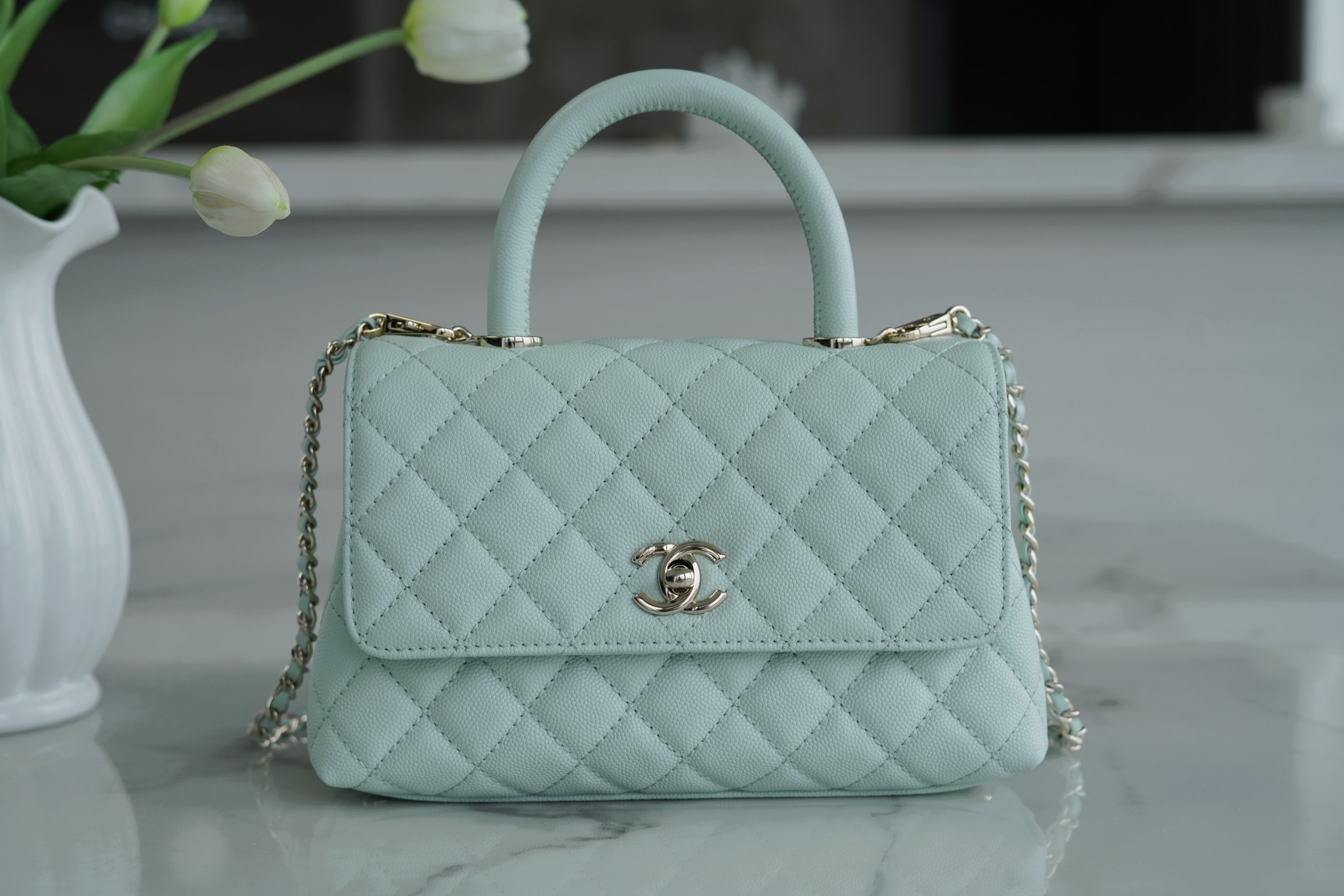 Chanel HANDBAG light blue Chanel HANDBAG light blue