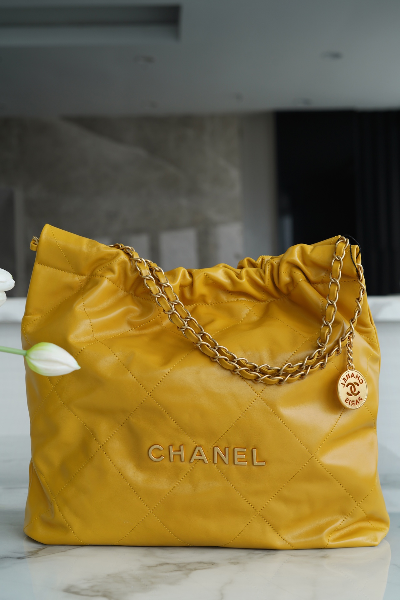 CHANEL HANDBAG Mango Yellow CHANEL HANDBAG Mango Yellow
