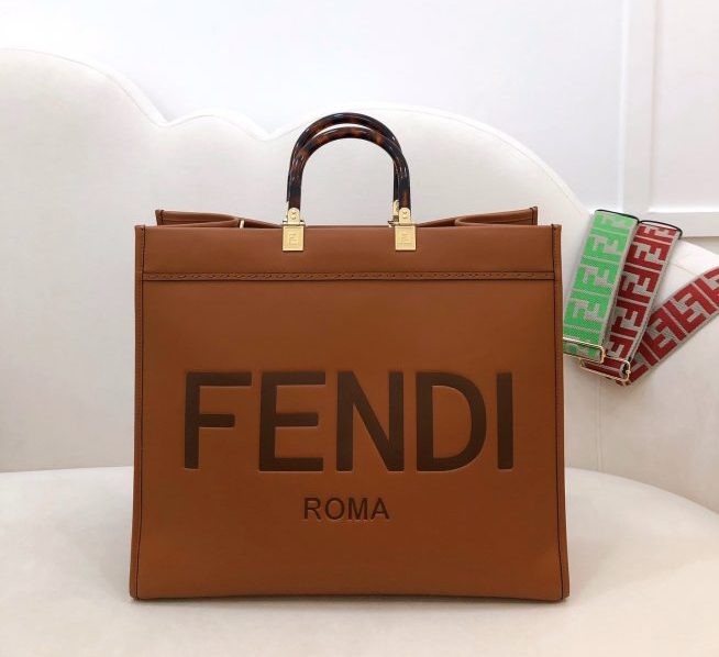 Fendi Large Sunshine Tote Tan Bag Fendi Large Sunshine Tote Tan Bag