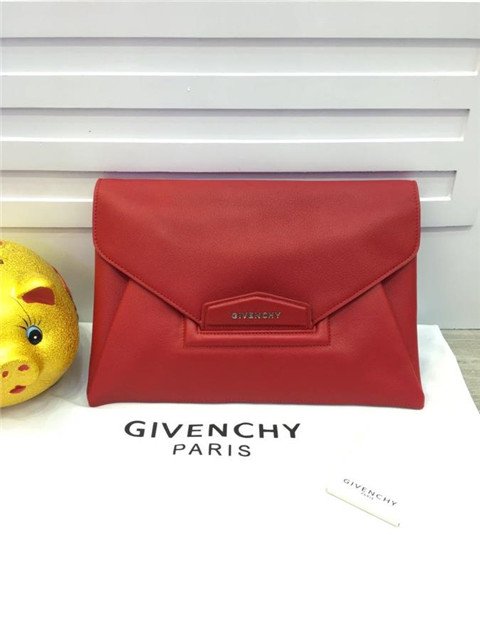 Givenchy Antigona Envelope Clutch Textured Leather (Varied Colors) Givenchy Antigona Envelope Clutch Textured Leather (Varied Colors)