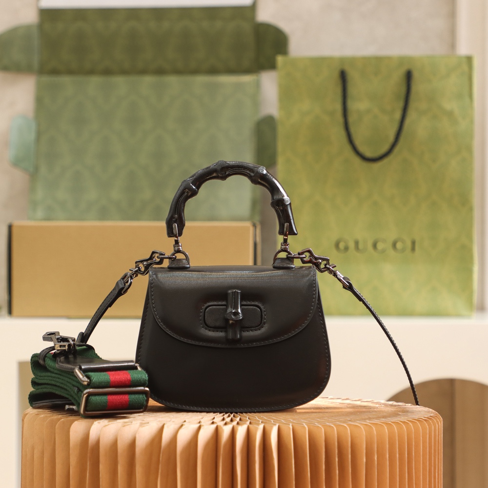GUCCI BAMBOO 1947 MINI TOP HANDLE BAG GUCCI BAMBOO 1947 MINI TOP HANDLE BAG