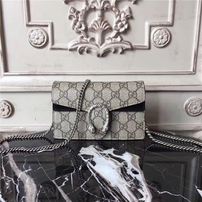 Gucci Dionysus GG Supreme Super Mini Bag (Varied Colors) Gucci Dionysus GG Supreme Super Mini Bag (Varied Colors)