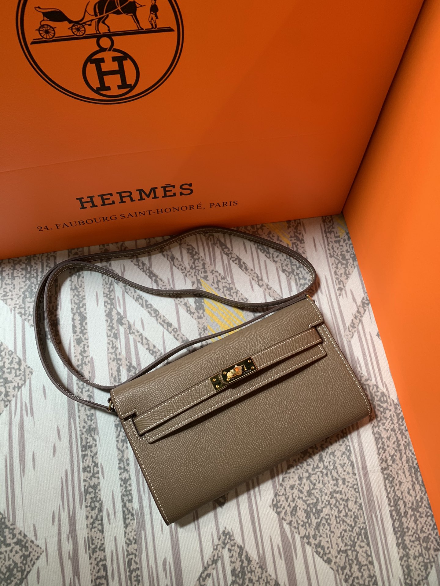HERMES CROSSBODY BAG BROWN HERMES CROSSBODY BAG BROWN