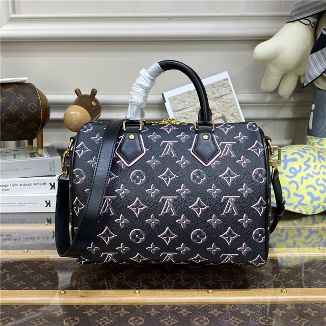 Louis Vuitton Speedy Bandouliere 25 Black Handbag Louis Vuitton Speedy Bandouliere 25 Black Handbag