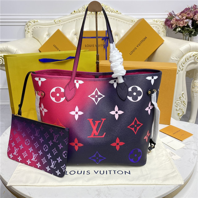 Louis Vuitton Neverfull MM Midnight Fuchsia Louis Vuitton Neverfull MM Midnight Fuchsia