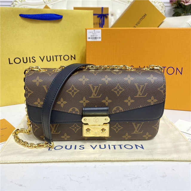 Louis Vuitton Marceau Chain Handbag Black Louis Vuitton Marceau Chain Handbag Black