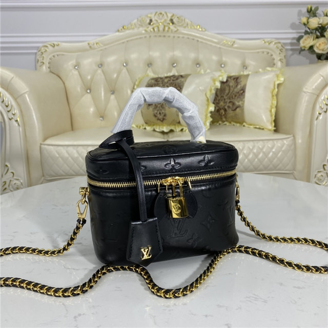 Louis Vuitton Vanity PM Monogram-embossed Lambskin Louis Vuitton Vanity PM Monogram-embossed Lambskin