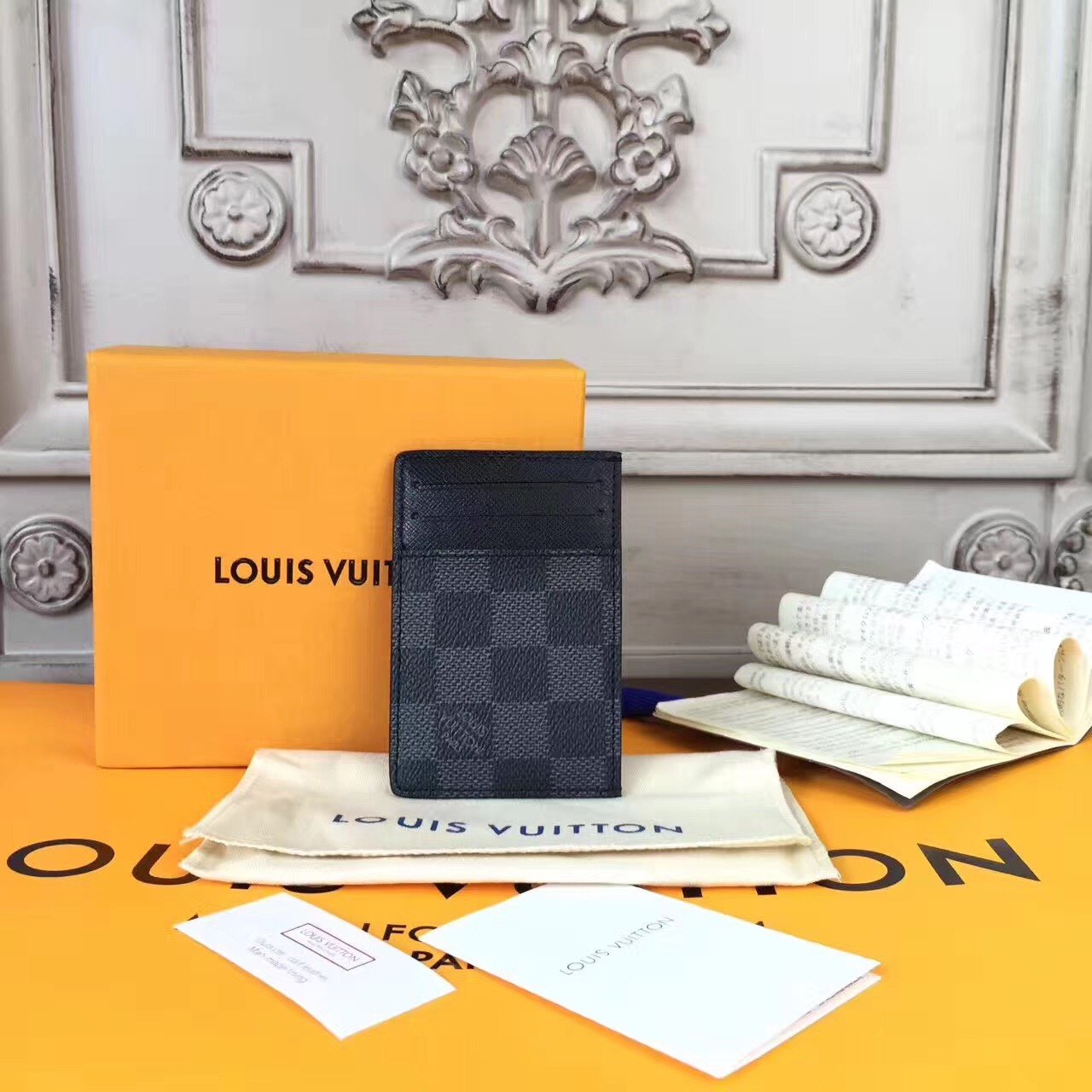 Louis Vuitton Neo Porte Cartes Damier Graphite Louis Vuitton Neo Porte Cartes Damier Graphite