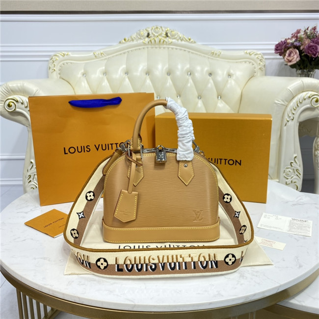 Louis Vuitton Alma BB Epi Leather Gold Honey Louis Vuitton Alma BB Epi Leather Gold Honey