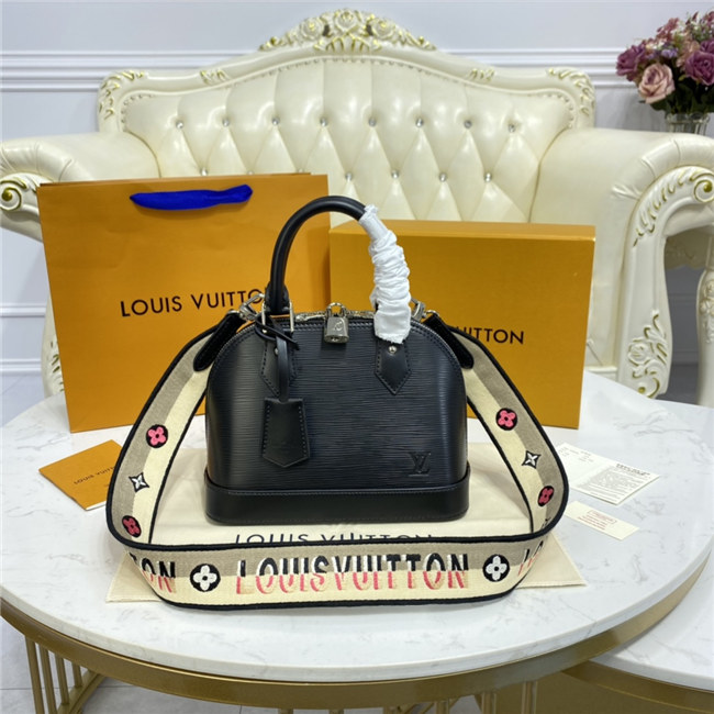 Louis Vuitton Alma BB Epi Leather Black Louis Vuitton Alma BB Epi Leather Black