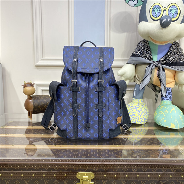 Louis Vuitton Christopher MM Monogram Blue Louis Vuitton Christopher MM Monogram Blue