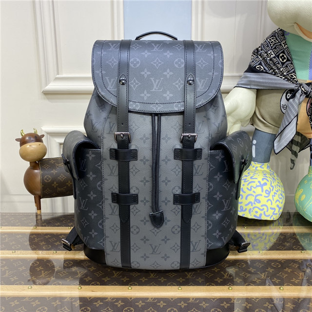Louis Vuitton Christopher MM Monogram Eclipse Canvas Louis Vuitton Christopher MM Monogram Eclipse Canvas