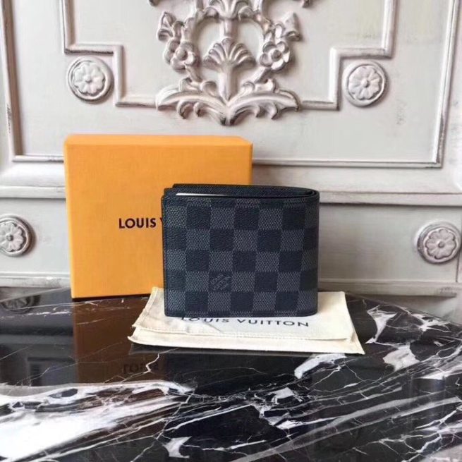 Louis Vuitton Damier Graphite Amerigo Wallet Louis Vuitton Damier Graphite Amerigo Wallet