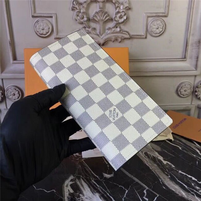 Louis Vuitton Brazza Wallet Damier Coastline Canvas Louis Vuitton Brazza Wallet Damier Coastline Canvas