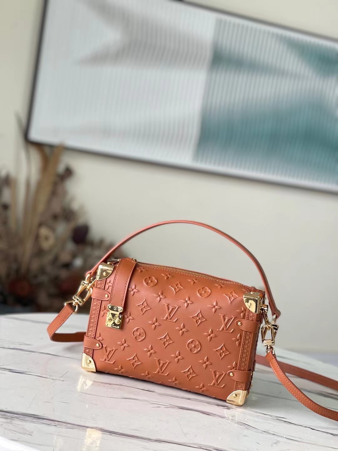 LOUIS VUITTON HANDBAG orange LOUIS VUITTON HANDBAG orange