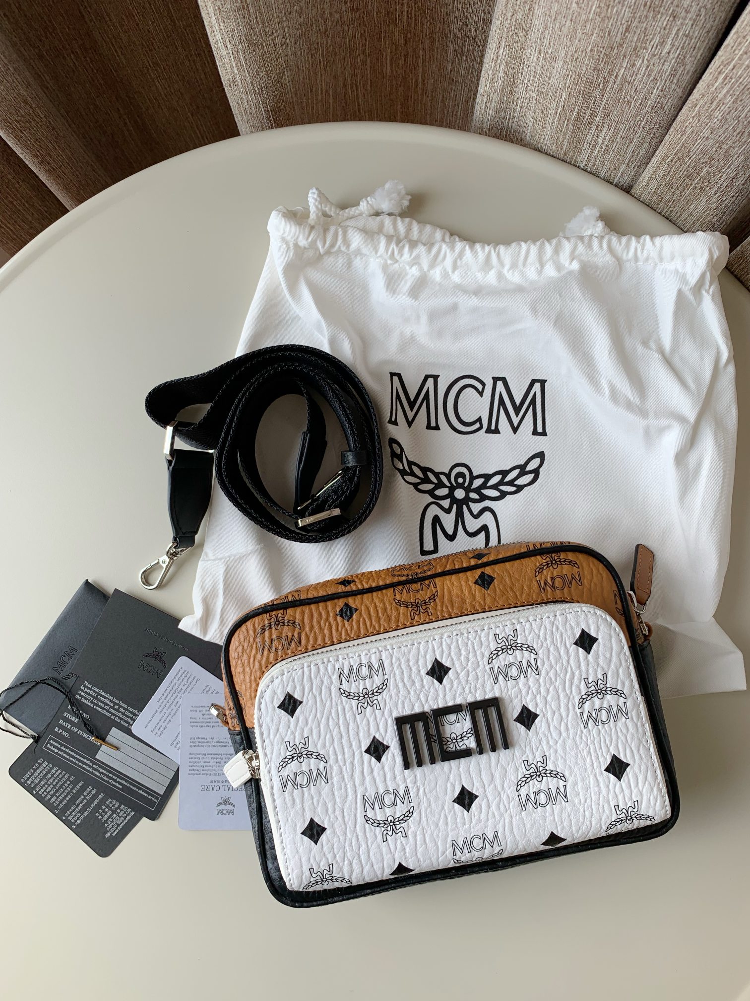 MCM WORLDWIDE Color-blocked bag MCM WORLDWIDE Color-blocked bag