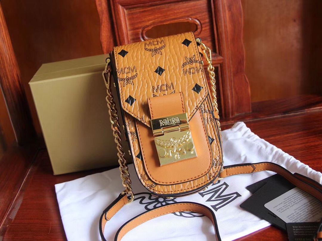 MCM WORLDWIDE crossbody bag BAG yellow MCM WORLDWIDE crossbody bag BAG yellow