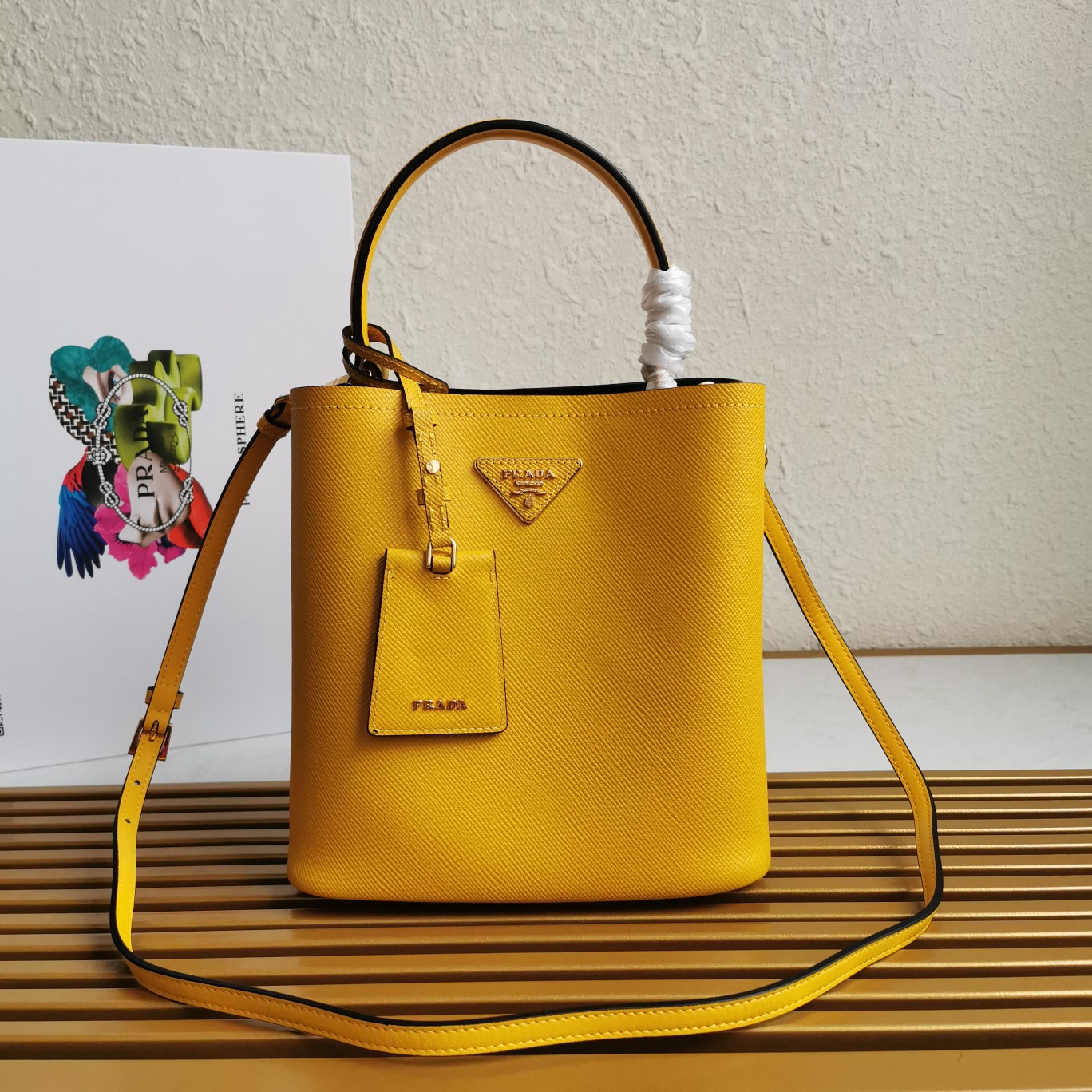 PRADA HANDBAG yellow PRADA HANDBAG yellow