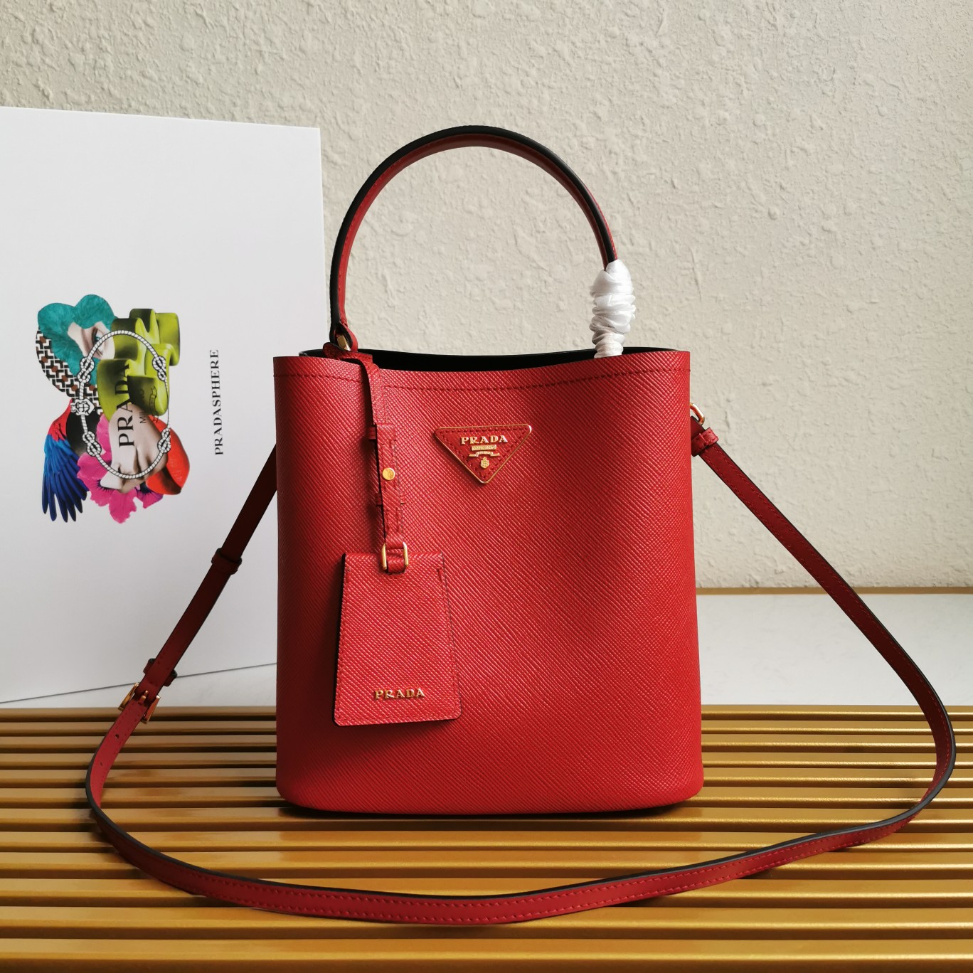 PRADA HANDBAG red PRADA HANDBAG red
