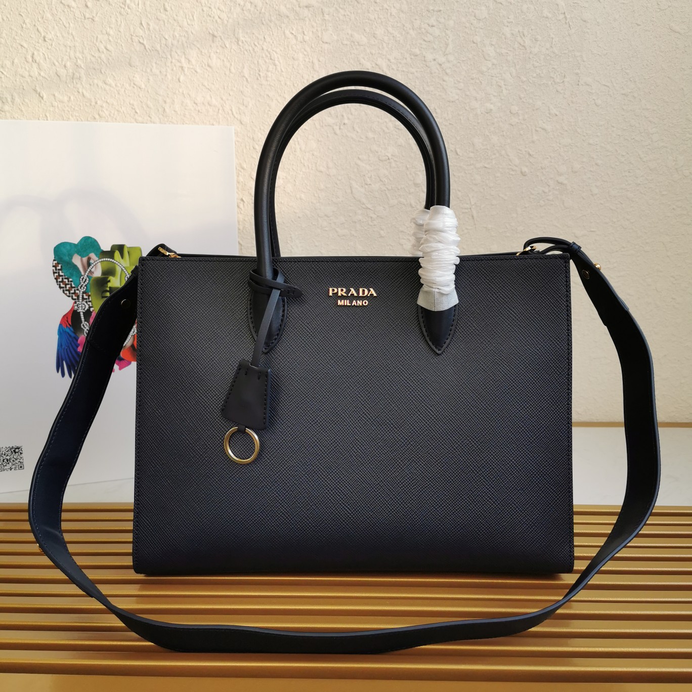 PRADA HANDBAG CLASSIC dark blue PRADA HANDBAG CLASSIC dark blue