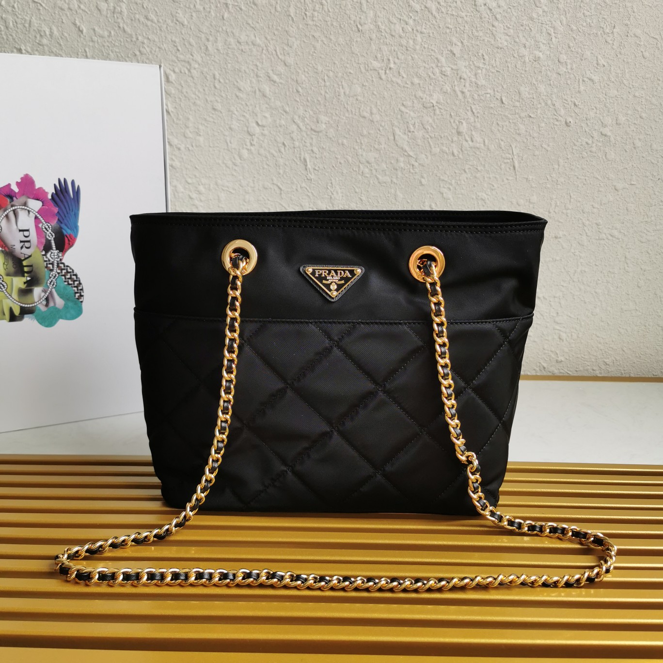 PRADA handBAG BLACK PRADA handBAG BLACK