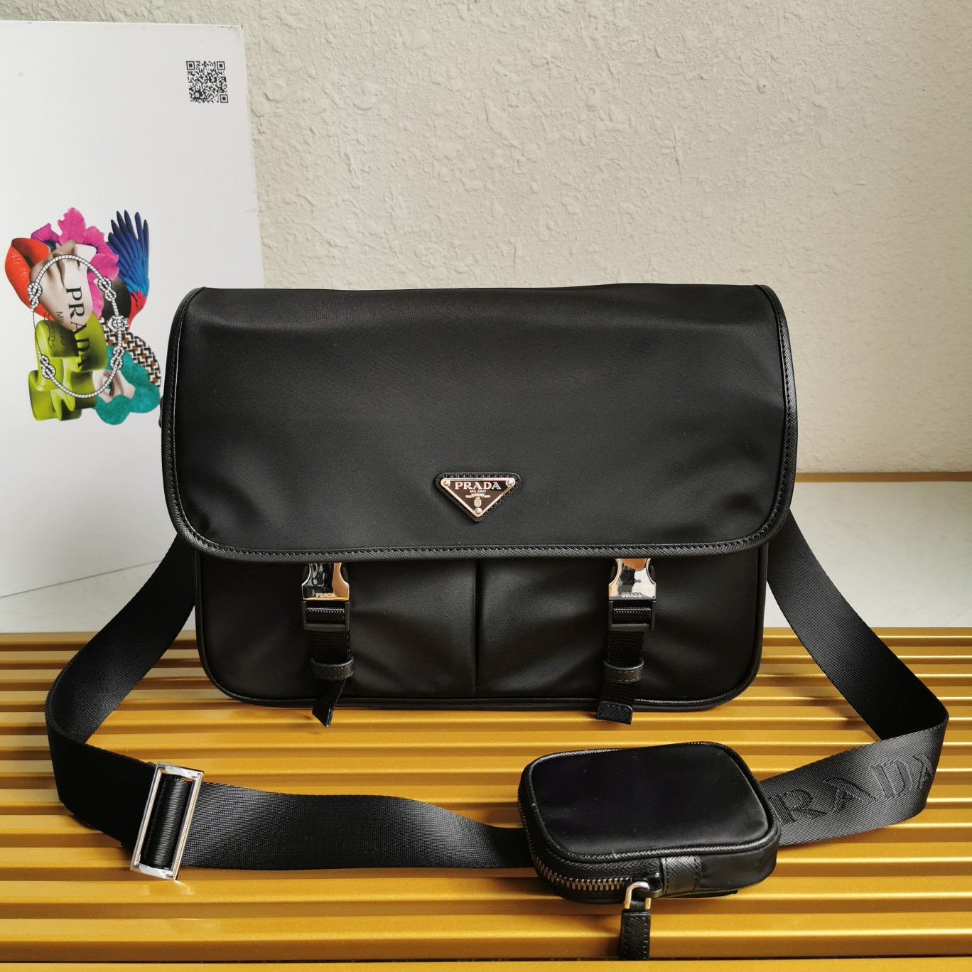 PRADA CROSSBODY BAG BLACK PRADA CROSSBODY BAG BLACK