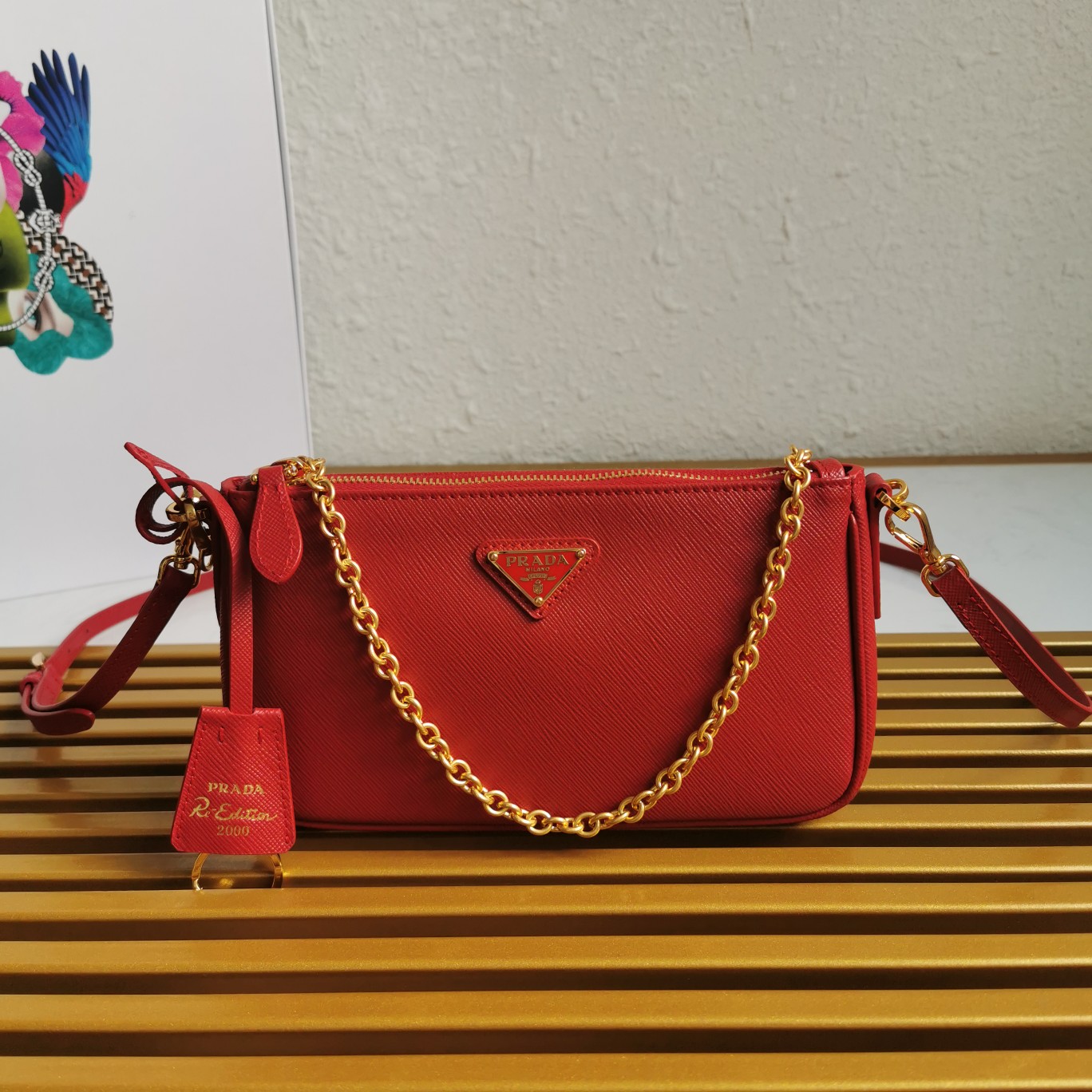 PRADA CROSSBODY BAG red PRADA CROSSBODY BAG red