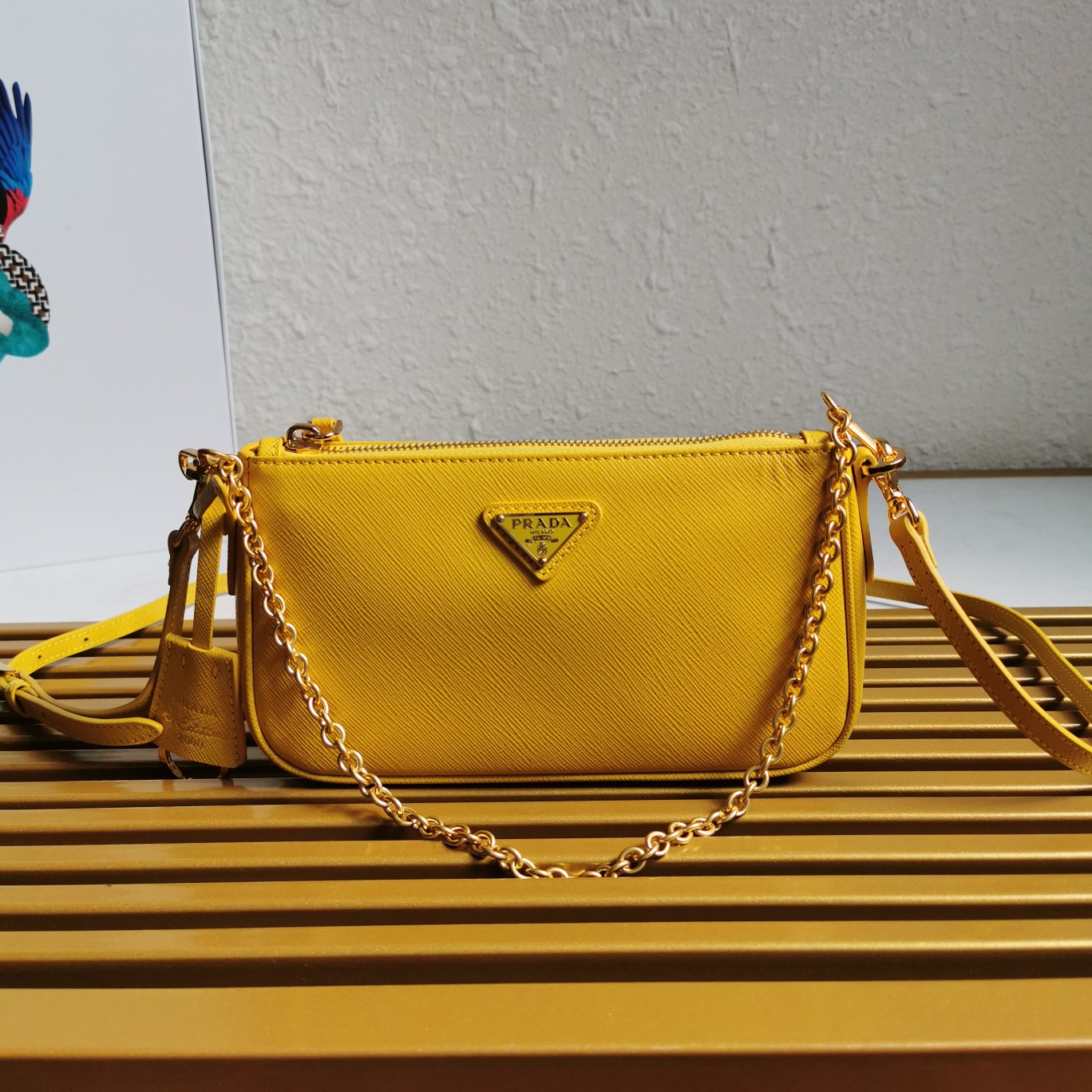 PRADA CROSSBODY BAG yellow PRADA CROSSBODY BAG yellow