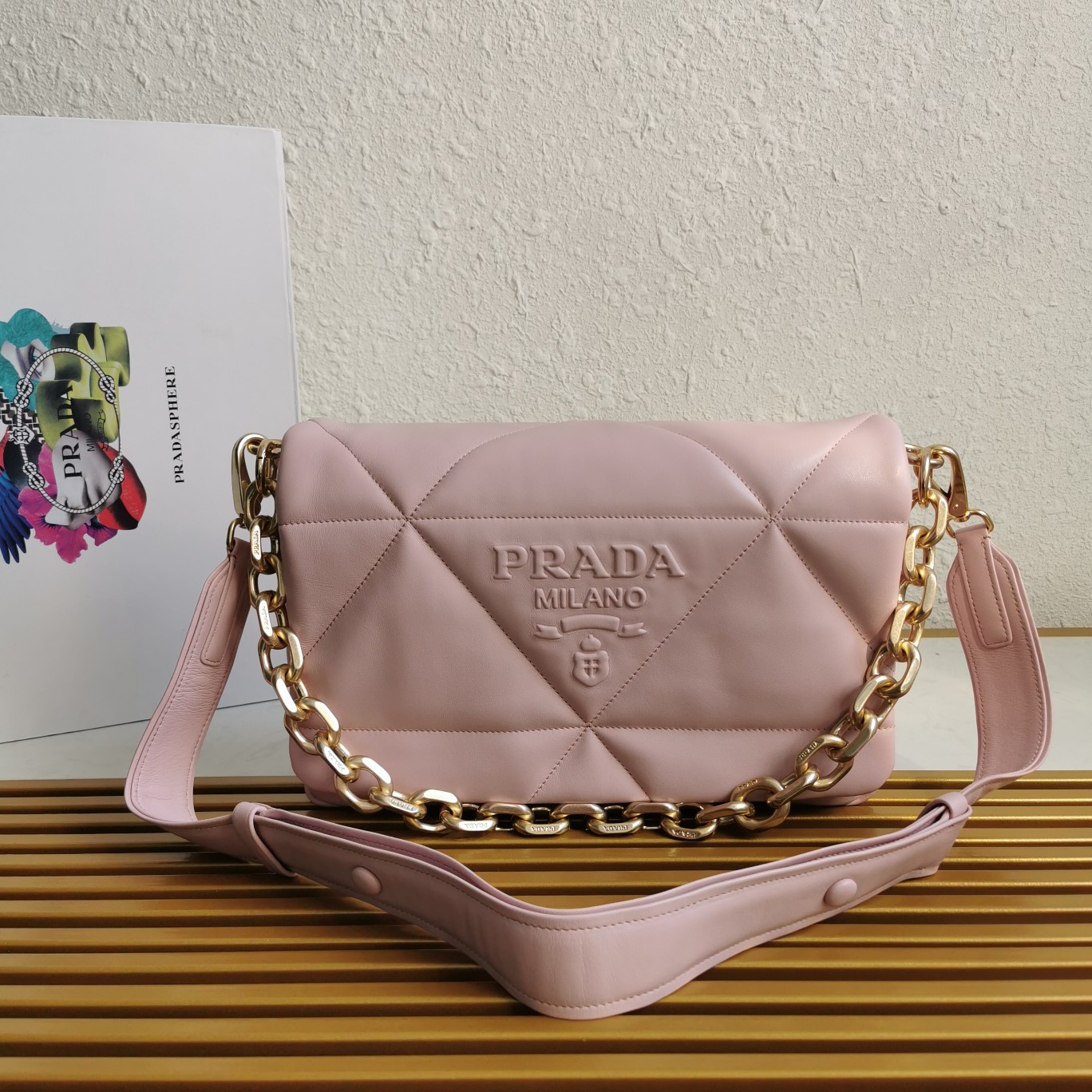 PRADA CROSSBODY BAG pink PRADA CROSSBODY BAG pink
