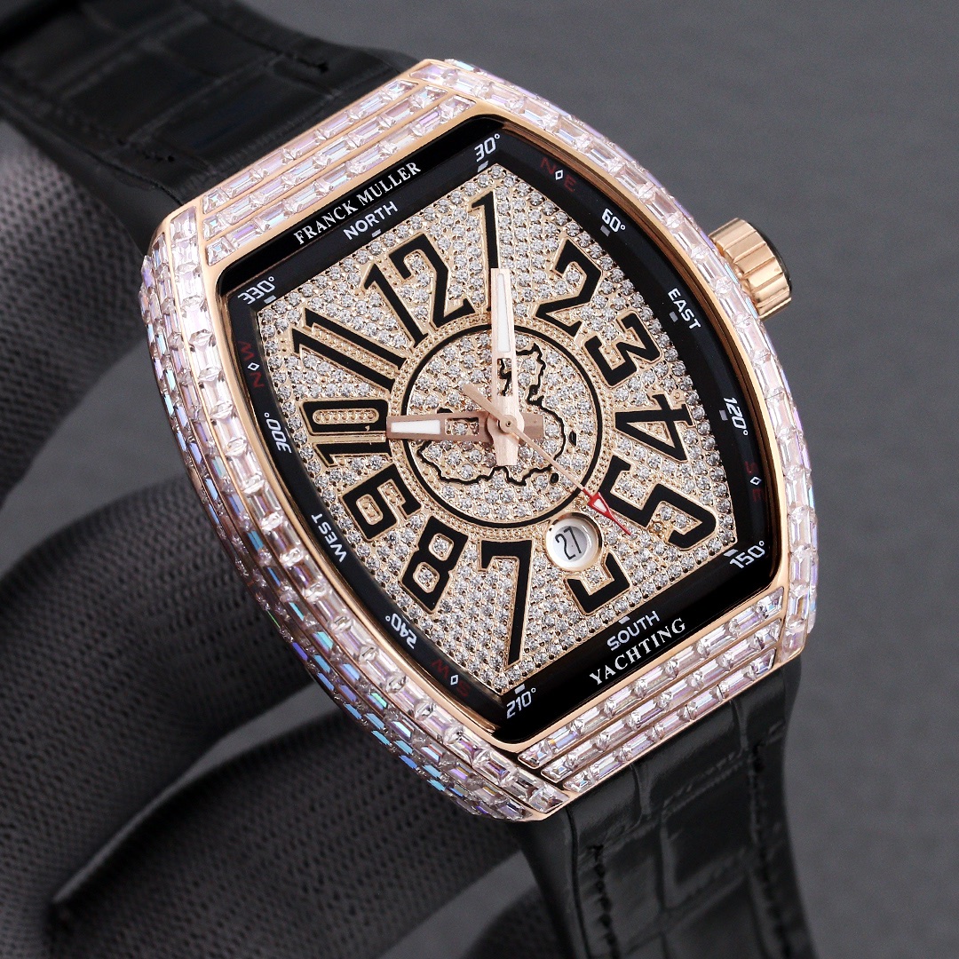 Franck muller V45 SC DT watch measures 54mm x 42mm. Franck muller V45 SC DT watch measures 54mm x 42mm.