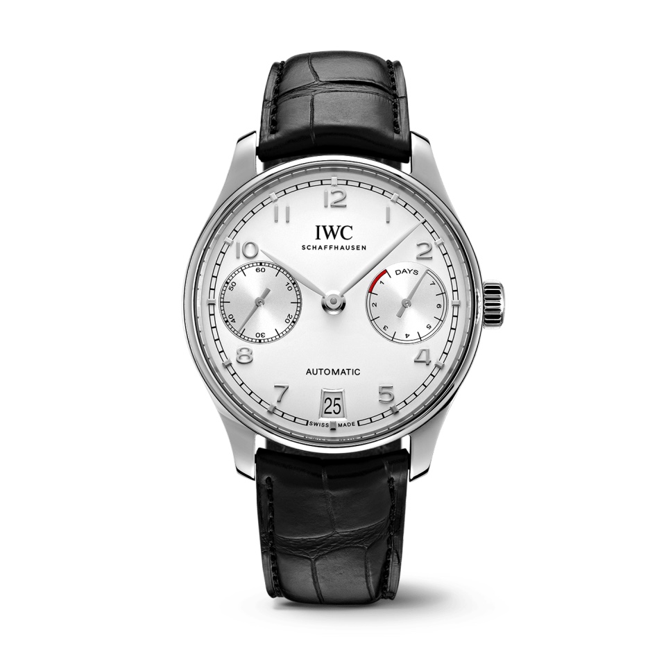 The Portuguese Series 7-Day Power Reserve Mechanical Wristwatch. The Portuguese Series 7-Day Power Reserve Mechanical Wristwatch.