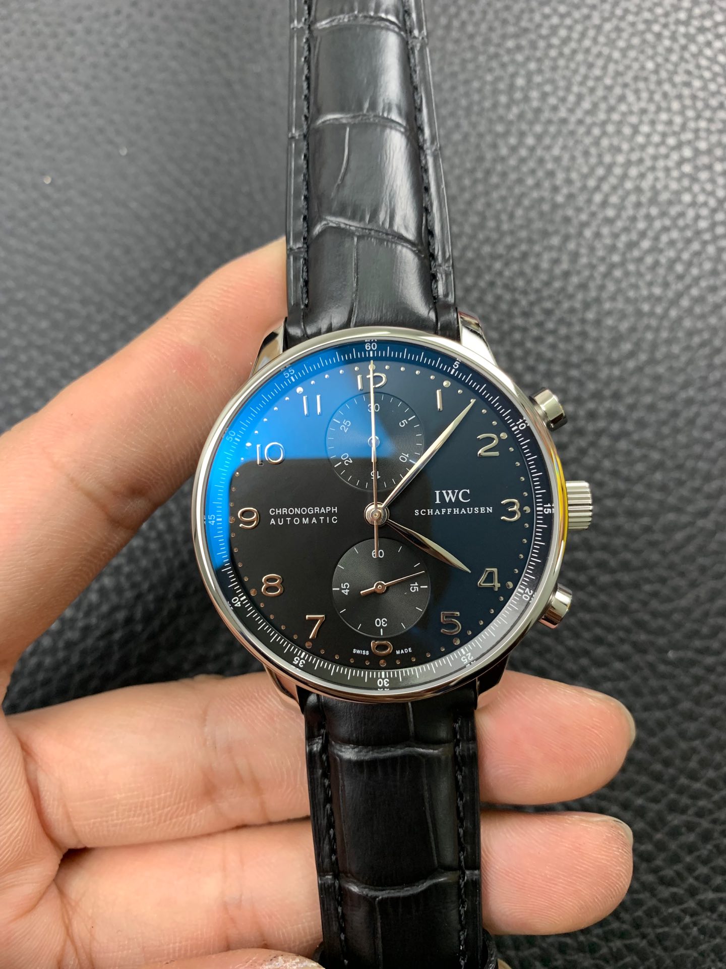 Universal Portugal 43 Series Multifunctional Timer Watch Universal Portugal 43 Series Multifunctional Timer Watch