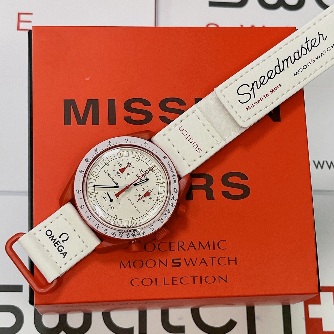 Omega x Swatch Collaboration Velcro Strap Collection Moonswatch Omega x Swatch Collaboration Velcro Strap Collection Moonswatch