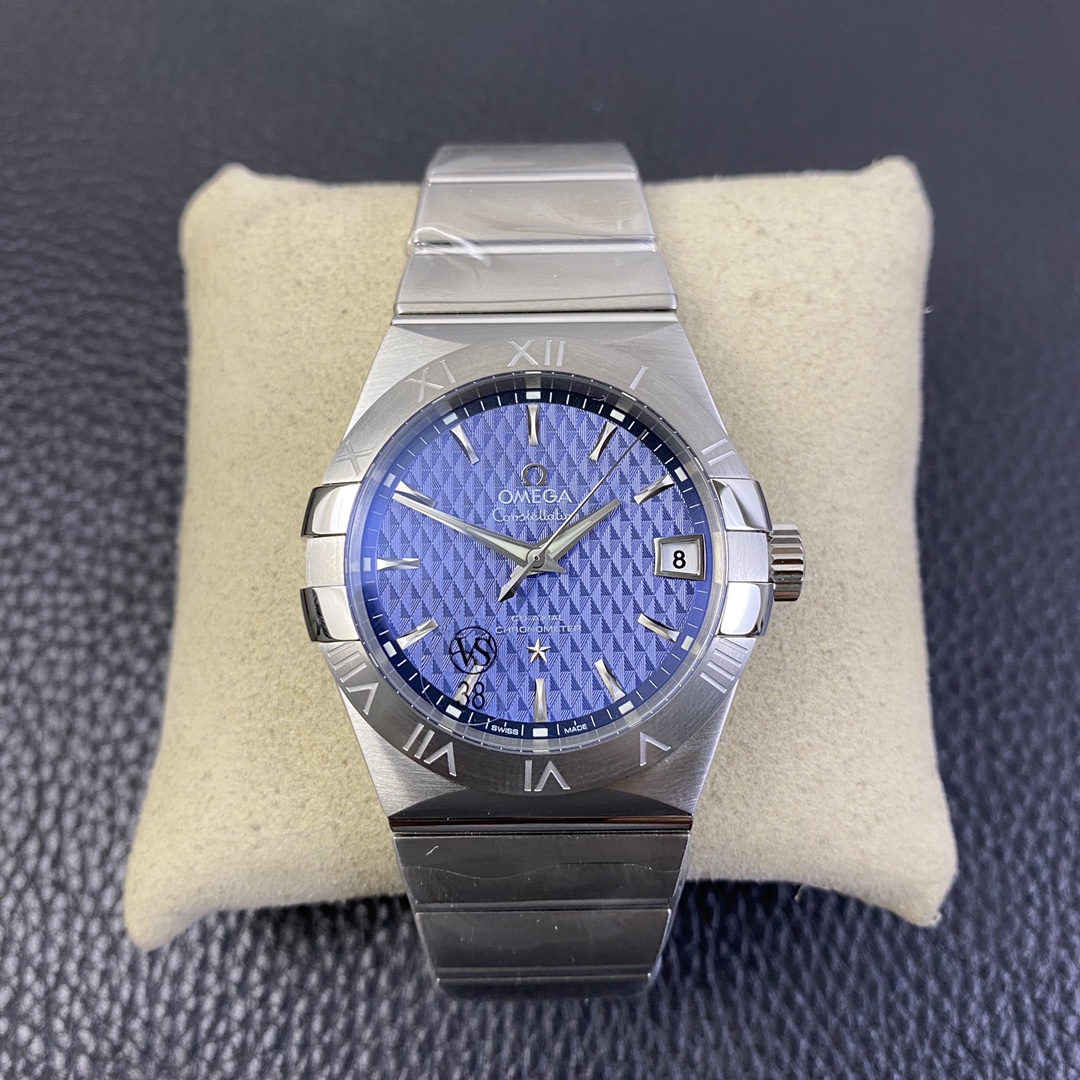 Omega Constellation Co-Axial 12310382103001 Steel Bracelet Men’s Mechanical Watch 38mm Omega Constellation Co-Axial 12310382103001 Steel Bracelet Men’s Mechanical Watch 38mm