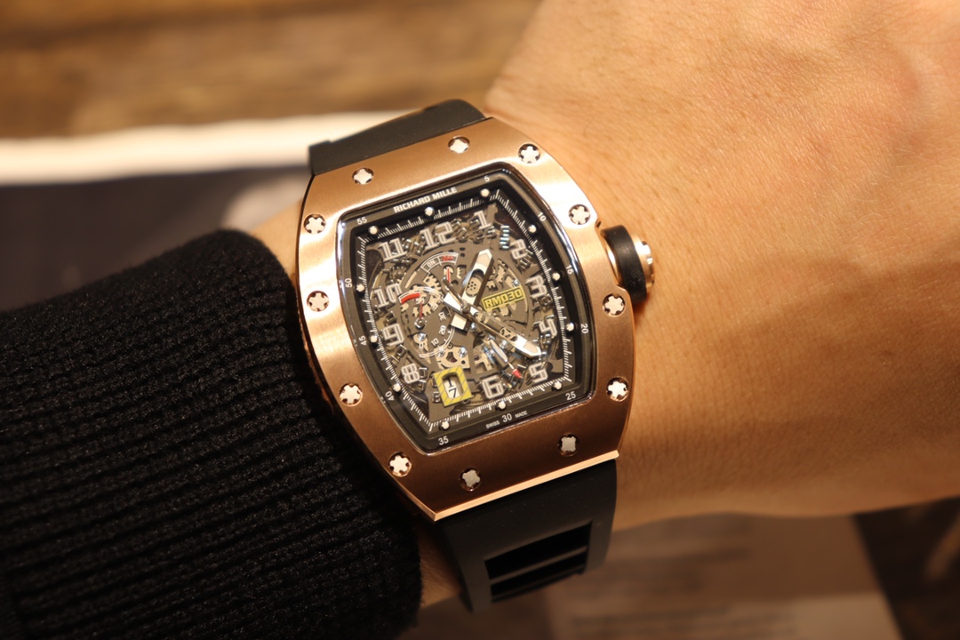Richard Mille RM030 Openworked Automatic Mechanical Watch Richard Mille RM030 Openworked Automatic Mechanical Watch