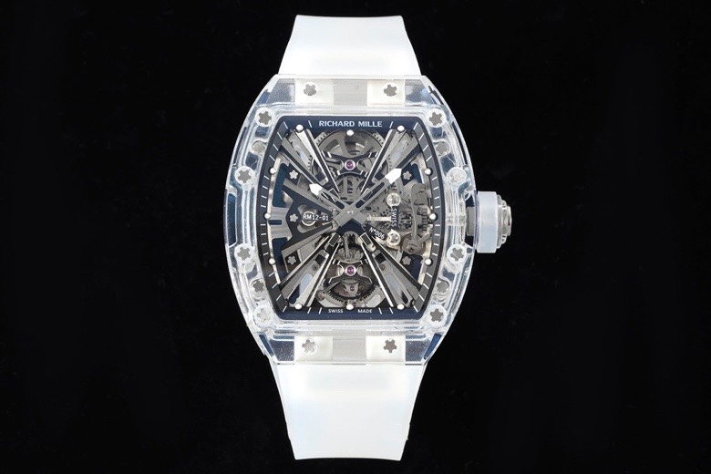 Richard Mille RM12-01 Tourbillon Sapphire Transparent Watch Richard Mille RM12-01 Tourbillon Sapphire Transparent Watch