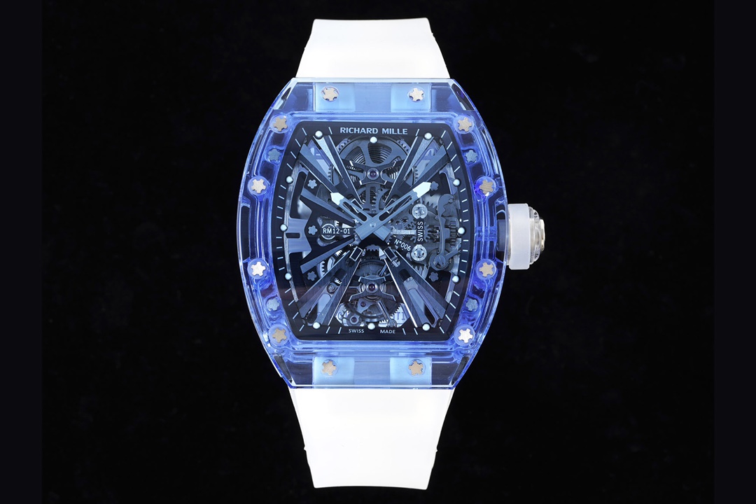 Richard Mille RM12-01 Tourbillon Sapphire Transparent Watch Richard Mille RM12-01 Tourbillon Sapphire Transparent Watch