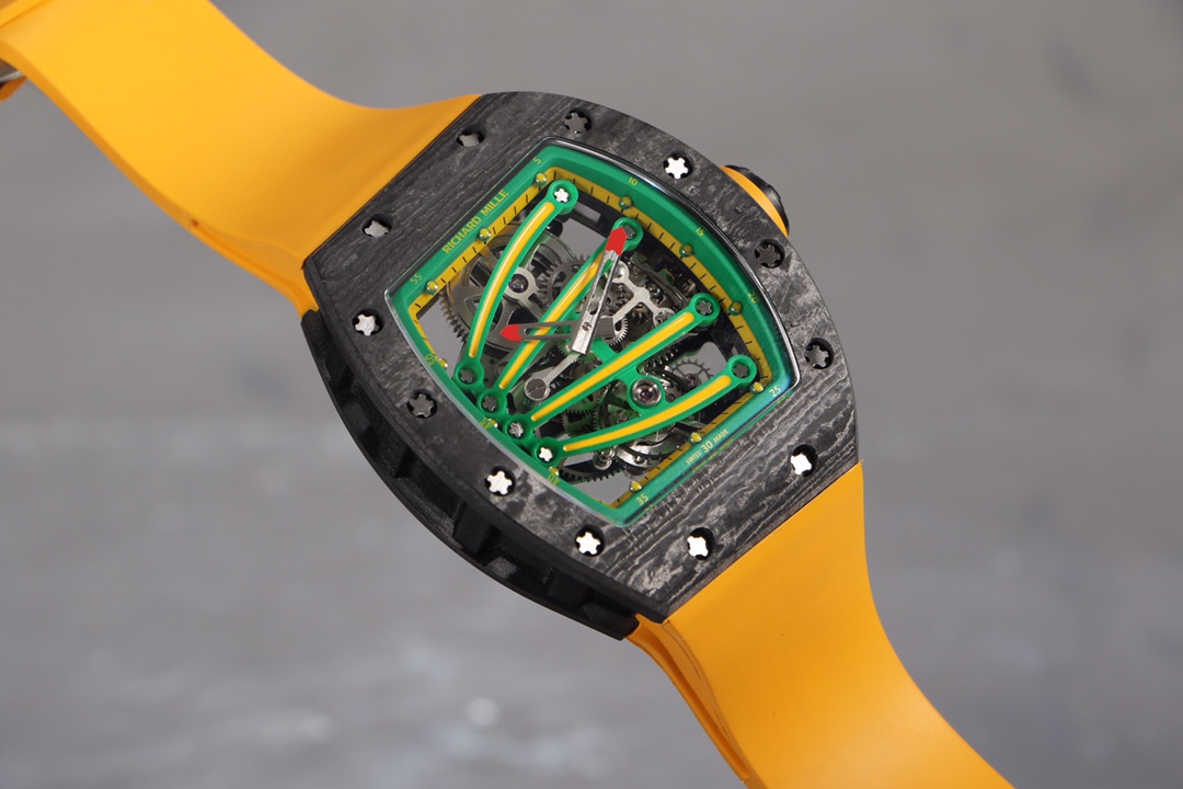 Richard Mille RM59-01 Carbon Fiber Collection Tourbillon Green Lizard Watch Richard Mille RM59-01 Carbon Fiber Collection Tourbillon Green Lizard Watch
