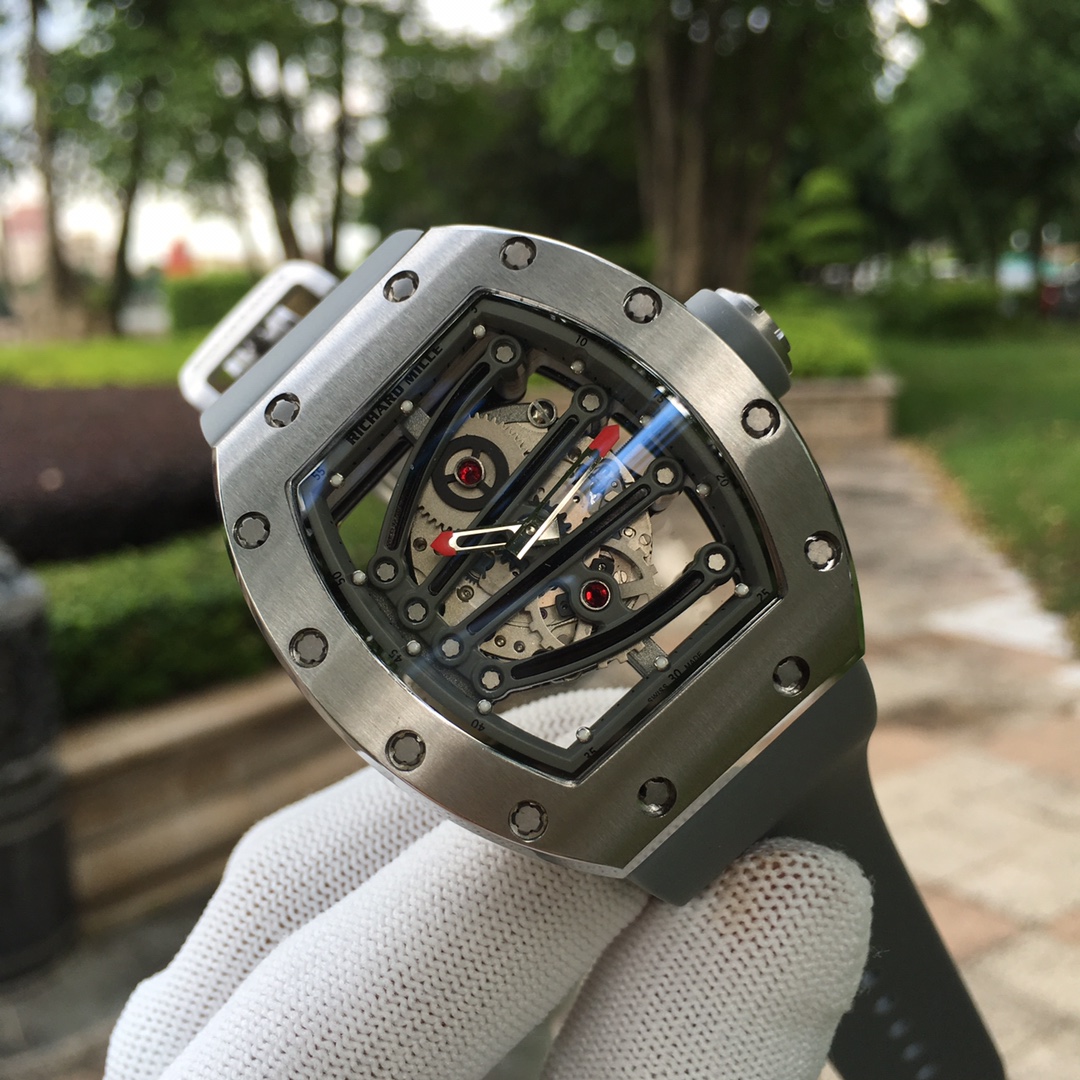 Richard Mille RM59-01 Stainless Steel Black Skeleton Dial Watch Richard Mille RM59-01 Stainless Steel Black Skeleton Dial Watch