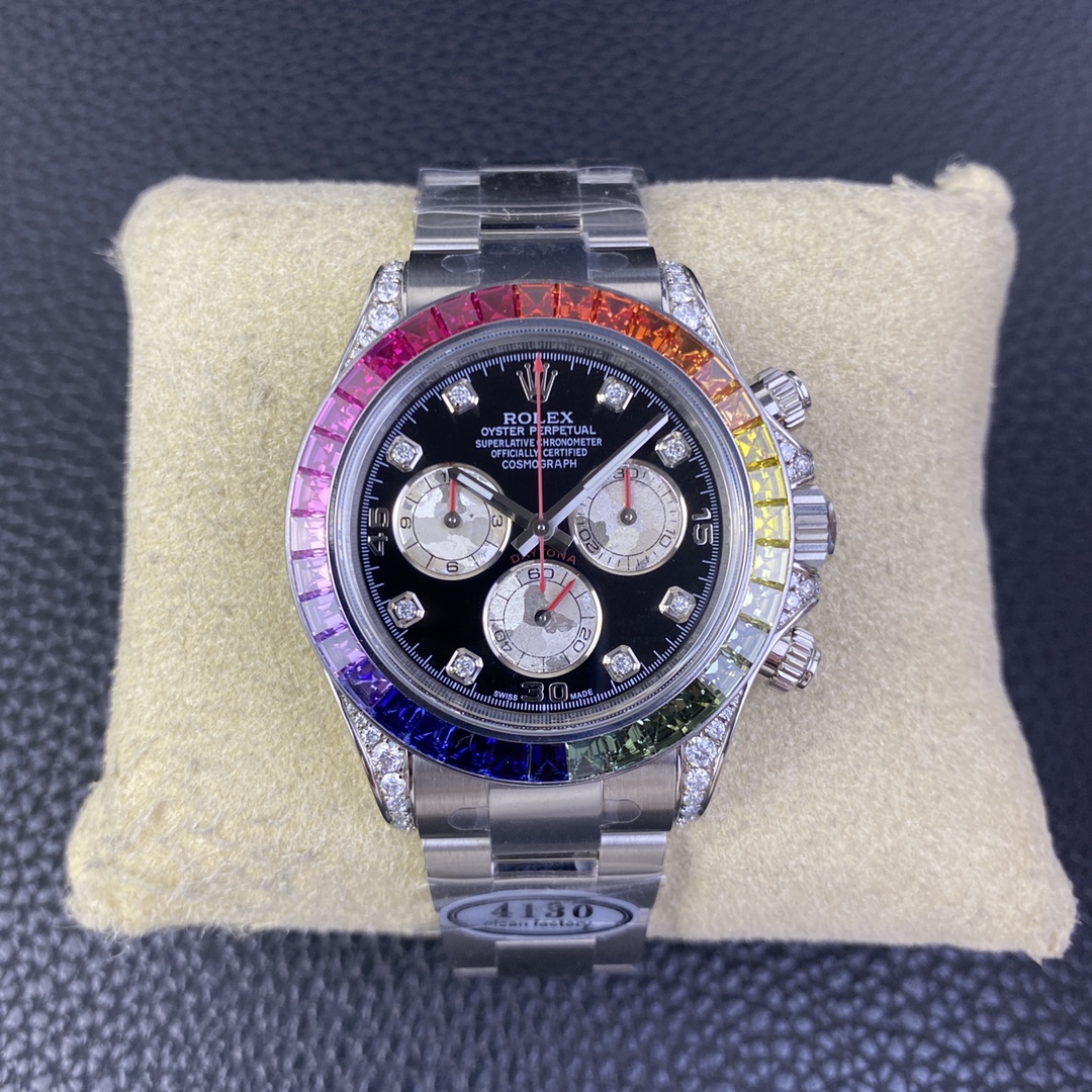 Rolex Rainbow Daytona Series 116599RBOW Steel Bracelet Rolex Rainbow Daytona Series 116599RBOW Steel Bracelet