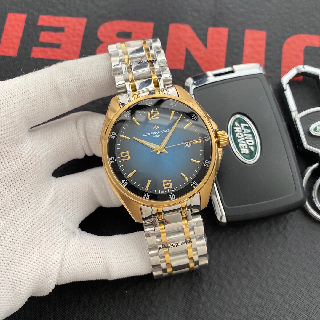 Vacheron Constantin 43mm stainless steel gradient color exquisite men’s wristwatch Vacheron Constantin 43mm stainless steel gradient color exquisite men’s wristwatch