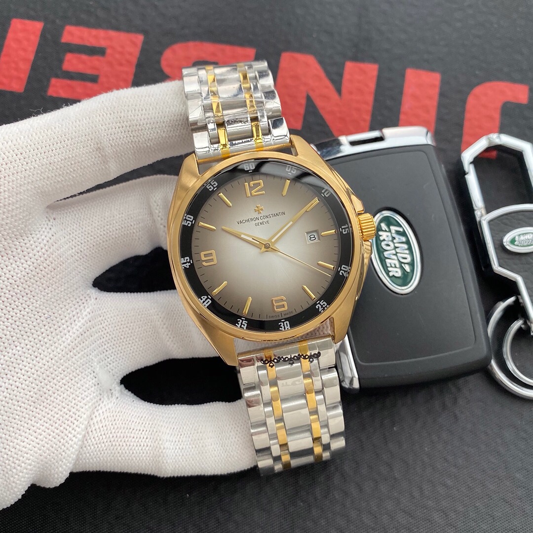 Vacheron Constantin 43mm stainless steel gradient color exquisite men’s wristwatch Vacheron Constantin 43mm stainless steel gradient color exquisite men’s wristwatch