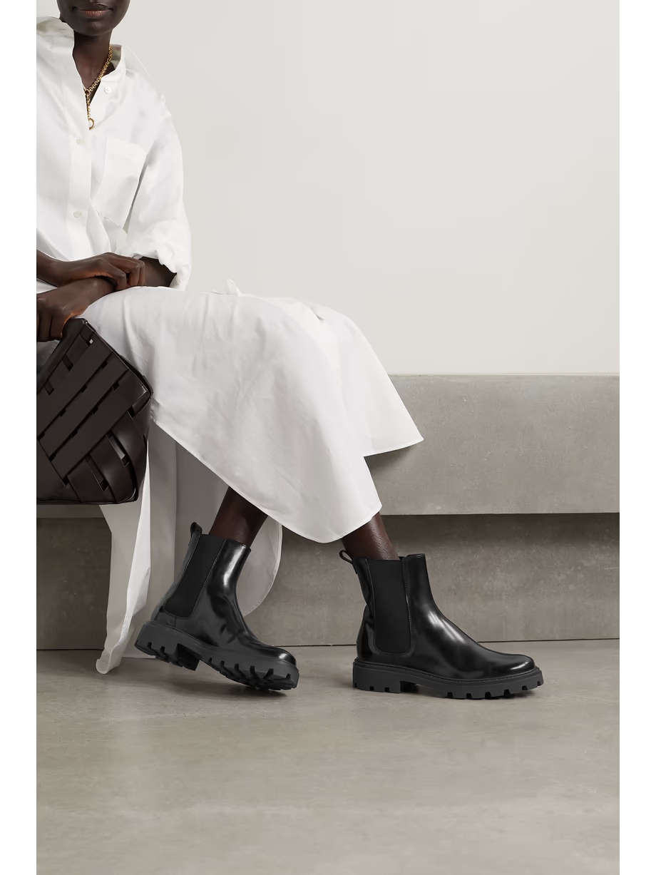 Gomma Pesante glossed-leather Chelsea boots Gomma Pesante glossed-leather Chelsea boots