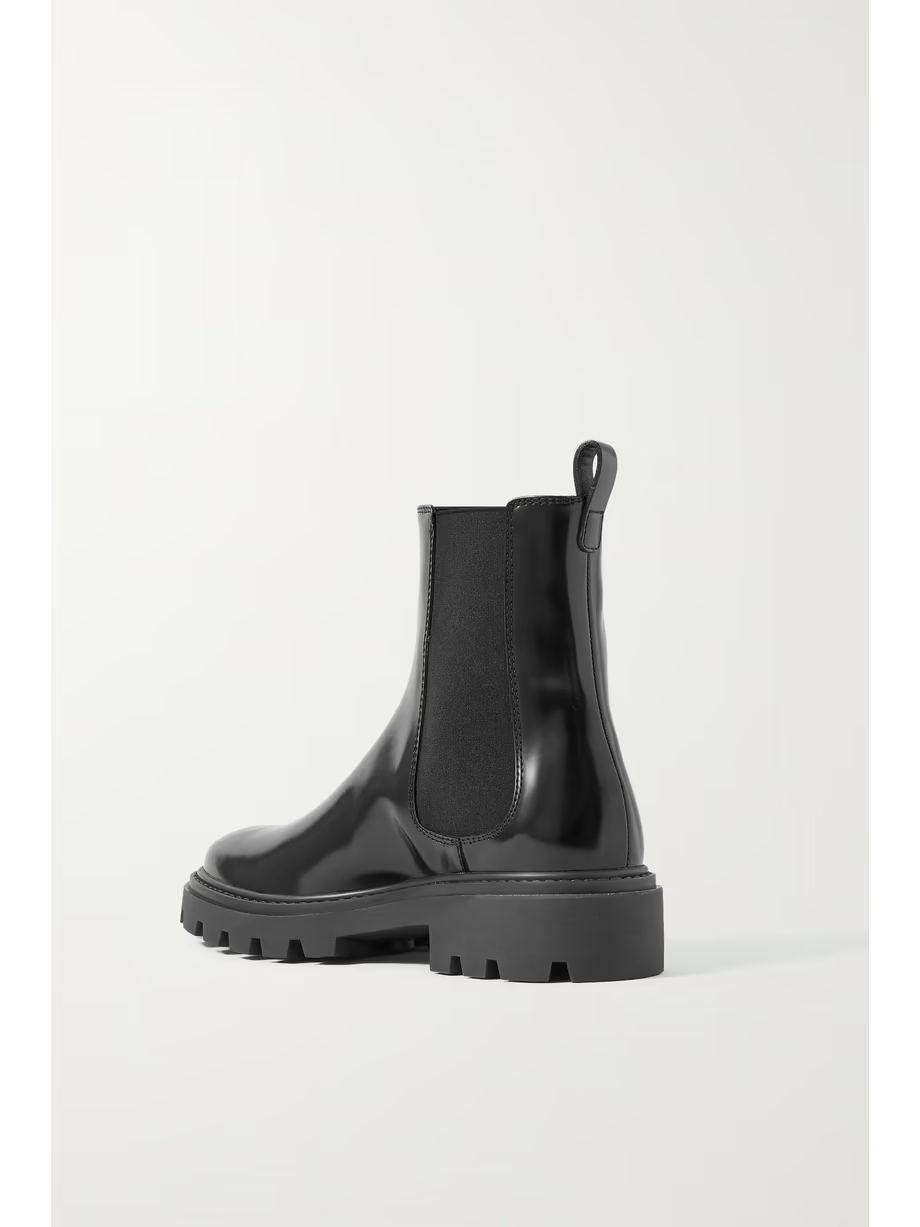 Gomma Pesante glossed-leather Chelsea boots Gomma Pesante glossed-leather Chelsea boots