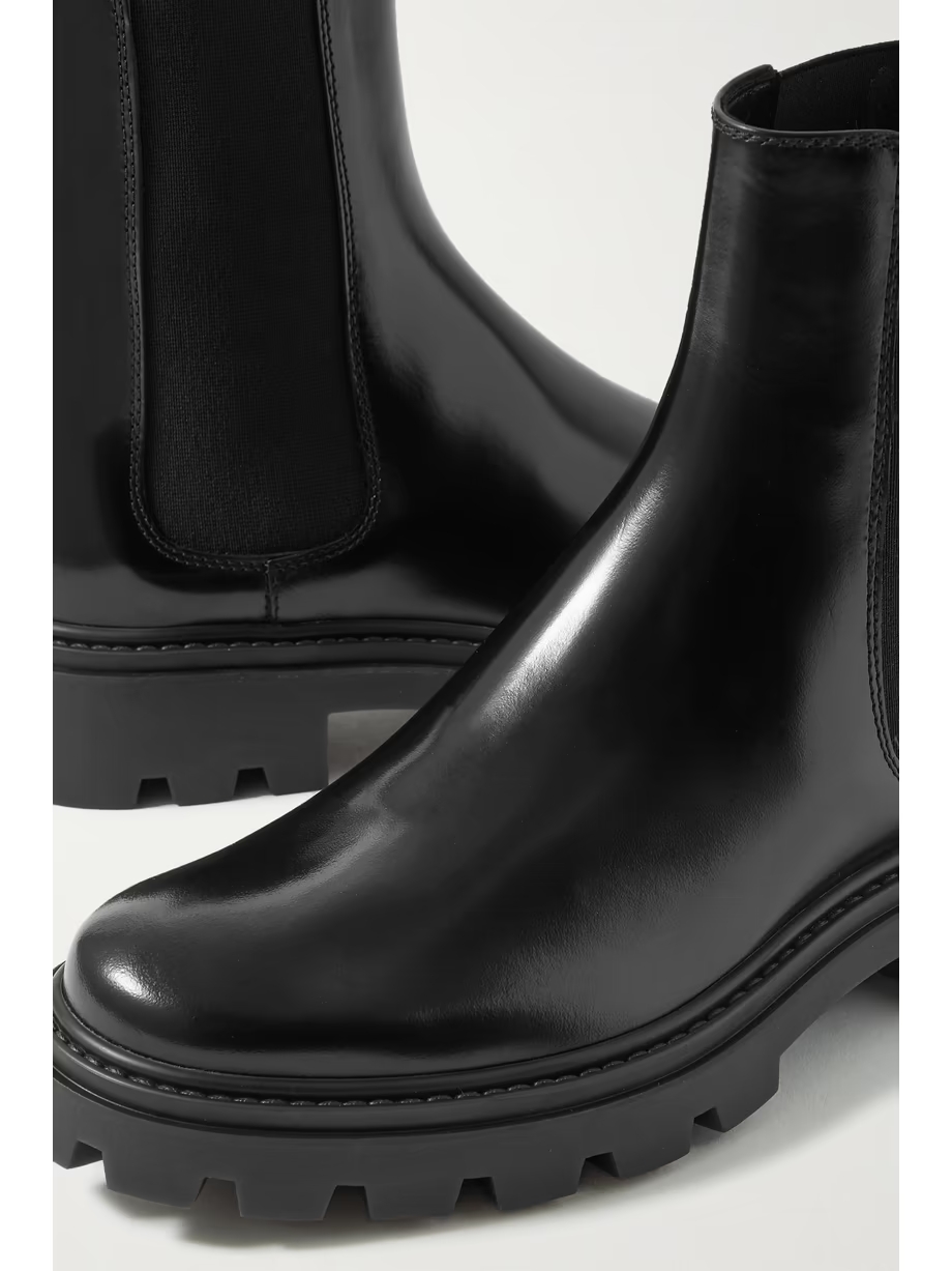 Gomma Pesante glossed-leather Chelsea boots Gomma Pesante glossed-leather Chelsea boots