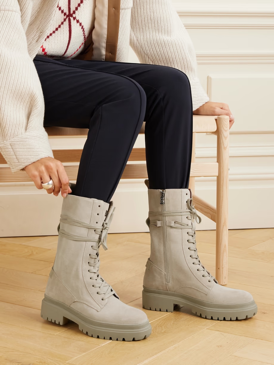 Chesa Alpina lace-up suede boots