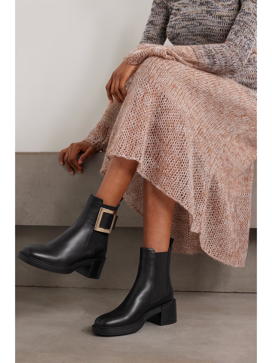 Viv Rangers buckled leather Chelsea boots Viv Rangers buckled leather Chelsea boots